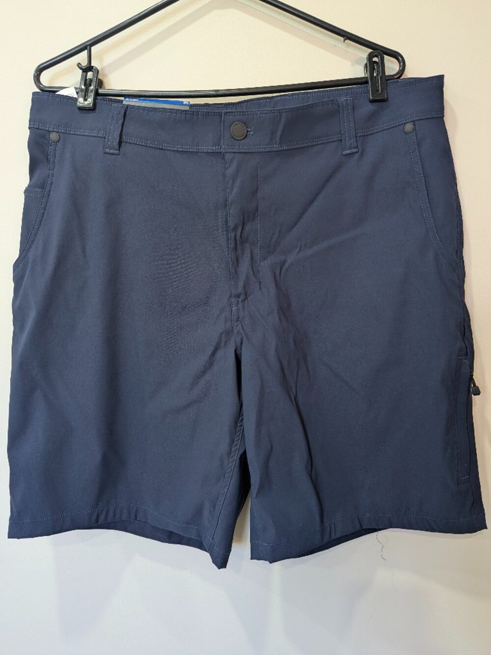 Merrell men's hiking shorts 36x10 Navy Zipped Pocket